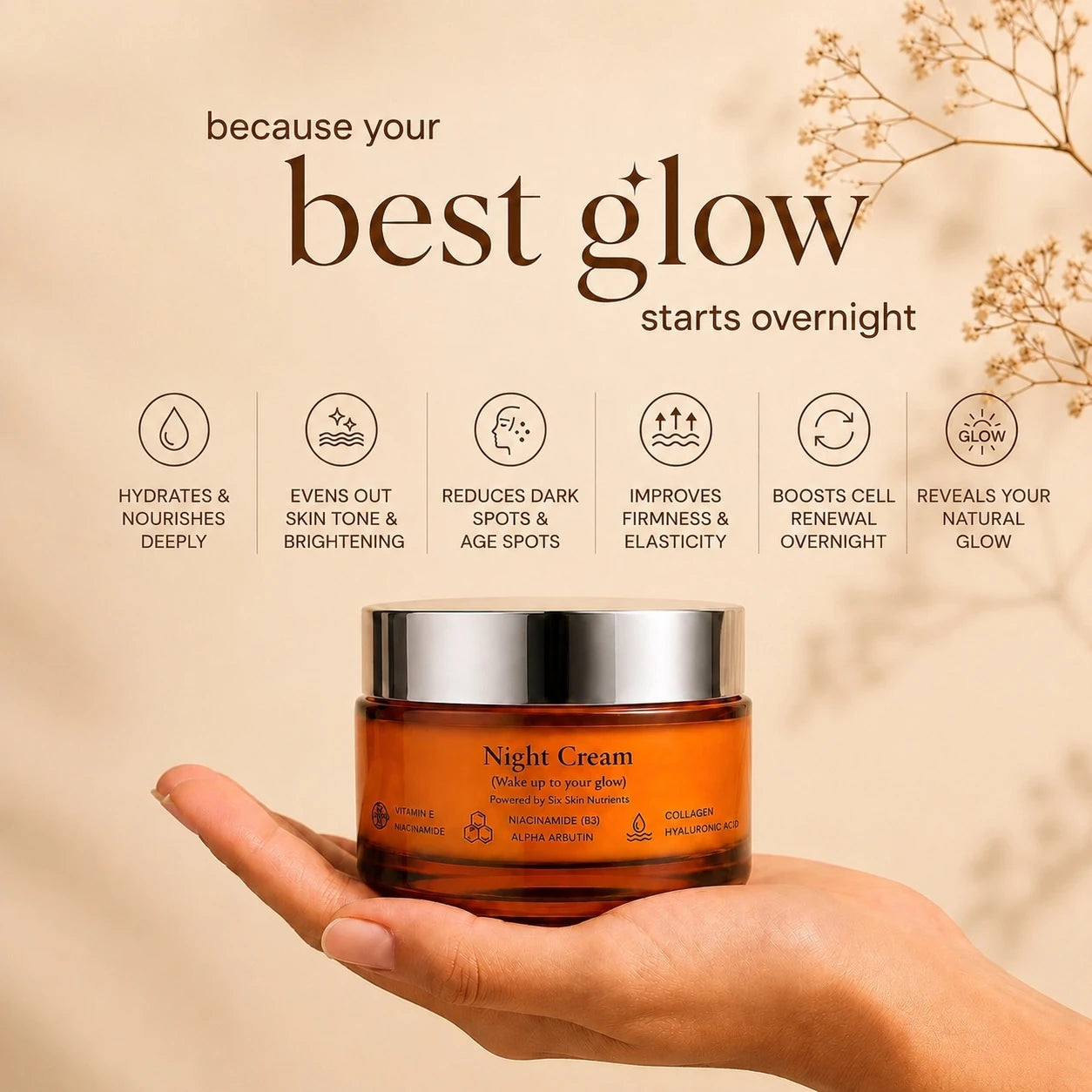 Skin Brightening & Lightening Night Cream