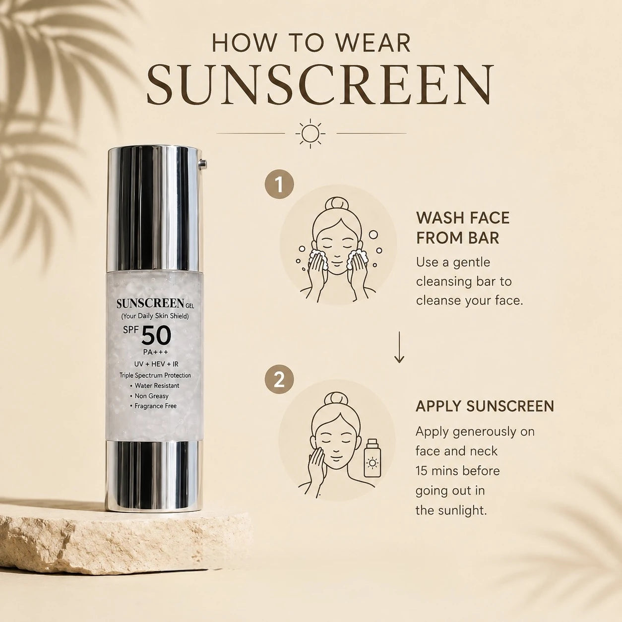 Sunscreen Gel SPF 50